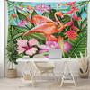 Flamingo Tropical Beach Tapestry Hippie Flamingo In Beach Seaside Tapestries Wall Hanging Art for Bedroom Living Room Dorm Home
