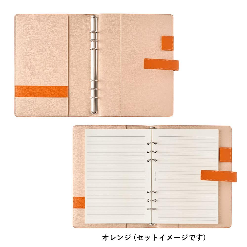 NOLTY Bindex System Organizer Unit A15 A5 6 Holes Orange AB0013