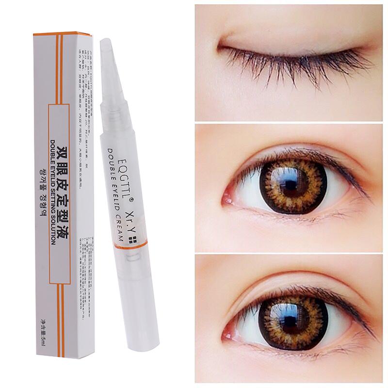 Natürlicher Doppellidstift Kleber Unsichtbare Doppellid-Styling-Creme Stift Flüssiges Lidband Aufkleber Creme