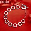 Bracciale Cerchio in Argento Sterling 925 Gioielli alla Moda Regalo