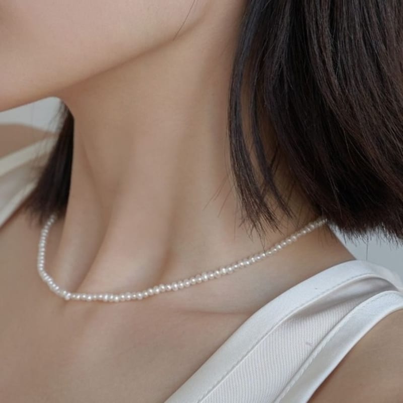 Aube De Moi Daily Pearl Necklace (3mm)