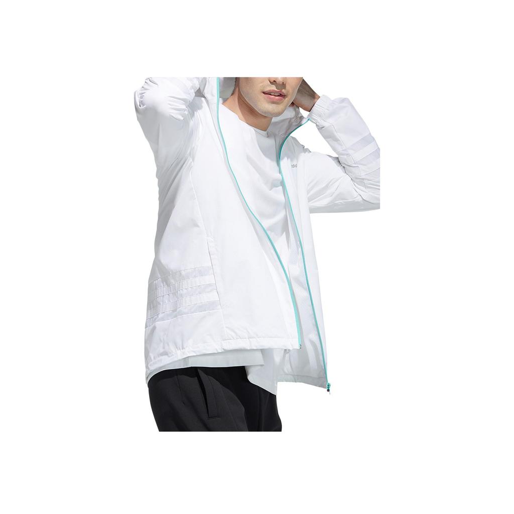 Adidas Neo Regular Fit Hooded Zip Jacket Men Jacket White GR6927