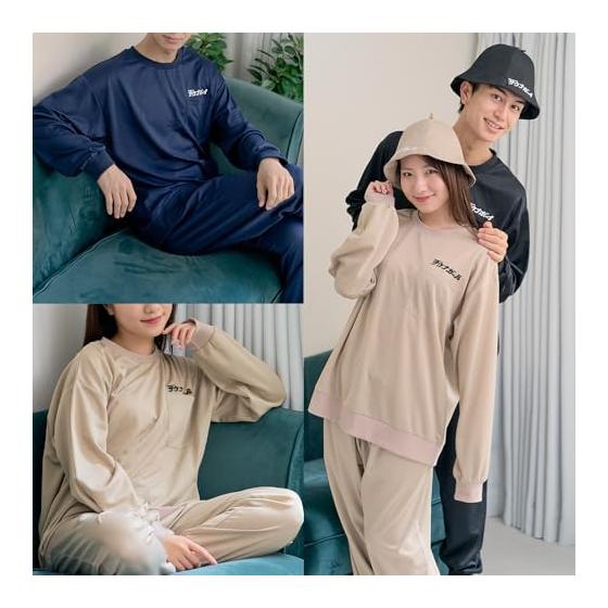 [Sauna Boy] [Official] Loose Pajamas, Room Wear, Jersey, Loungewear, Winter Pajamas, Sweatshirts, Jersey Pants, Top and Bottom Set, Sweatshirt,