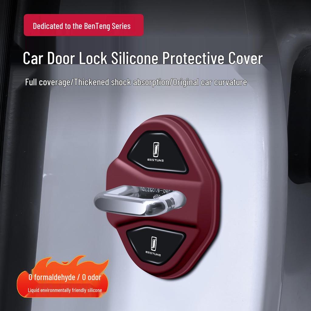 Silicone Door Shock Absorbing Pads & Waterproof Covers for Bestune B70/T55 and T77/T90 Cars