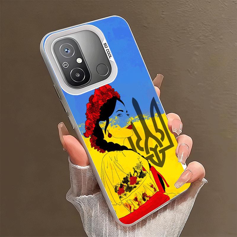 

Blue Yellow Ukrainian Girl Soft Phone Case for Xiaomi Redmi 15C 15 14C 13C 12C Poco X5 X6 X7 Pro X3 F8 F7 Ultra M8 13 12 Cover B Xiaomi Poco X7 Pro