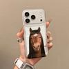Fun Funny Abstract Horse Applicable To Apple 17Promax Mobile Phone Case IP16/15/14 Transparent 13 Space Case 12