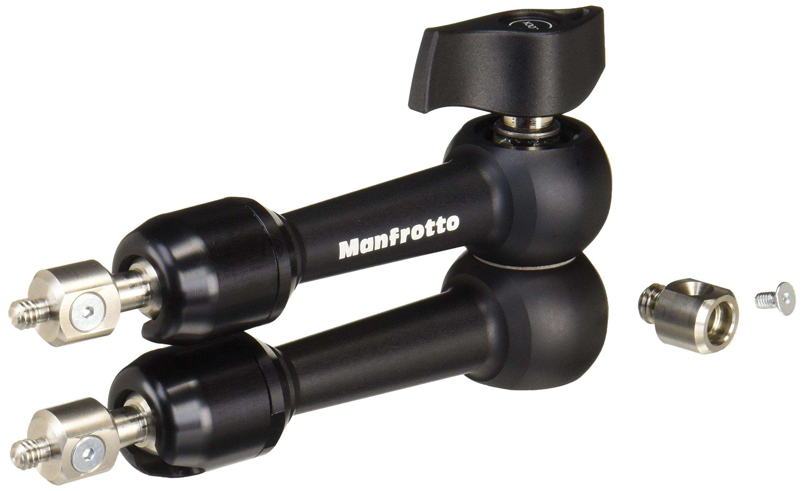 

Manfrotto Friction Arm Camera Arm Length Screw on Both 1 Screw Monitor Mount for Video LED Made of Made in Load Capacity 244MINI Accessories, 24cm,