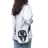 Square Halloween Skull Crossbody Bag Waterproof Halloween Ghost Skull Coin Purse Bag  Men