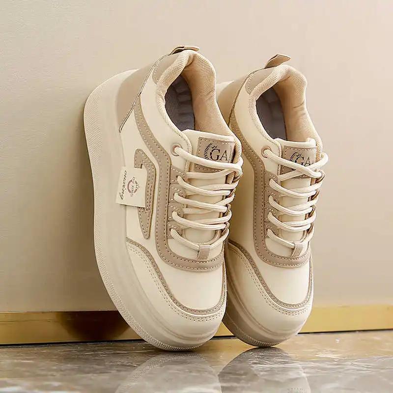 Thick Bottom Tied Long Boot Shoes Women's Boots Women's Green Sneakers Sports Type Fitness Shouse Tenisfeminino Functional