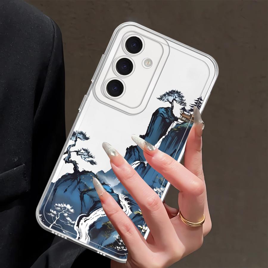 Case for Samsung Galaxy A57 A52 A52 A17 A54 A15 A26 A24 A36 A37 A56 A25 A51 A14 A16 A34 A35 A55 Phone Cover A33 A50 Mountain Art