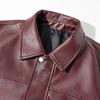 Men's Stand Up Collar PU Leather Jacket, Slim Fit Motorcycle Jacket, Versatile Top