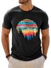 Beach Retro Graphic Men's Summer T-Shirt Cotton O-neck Short-sleeved Tee Tops Unisex Casual T S