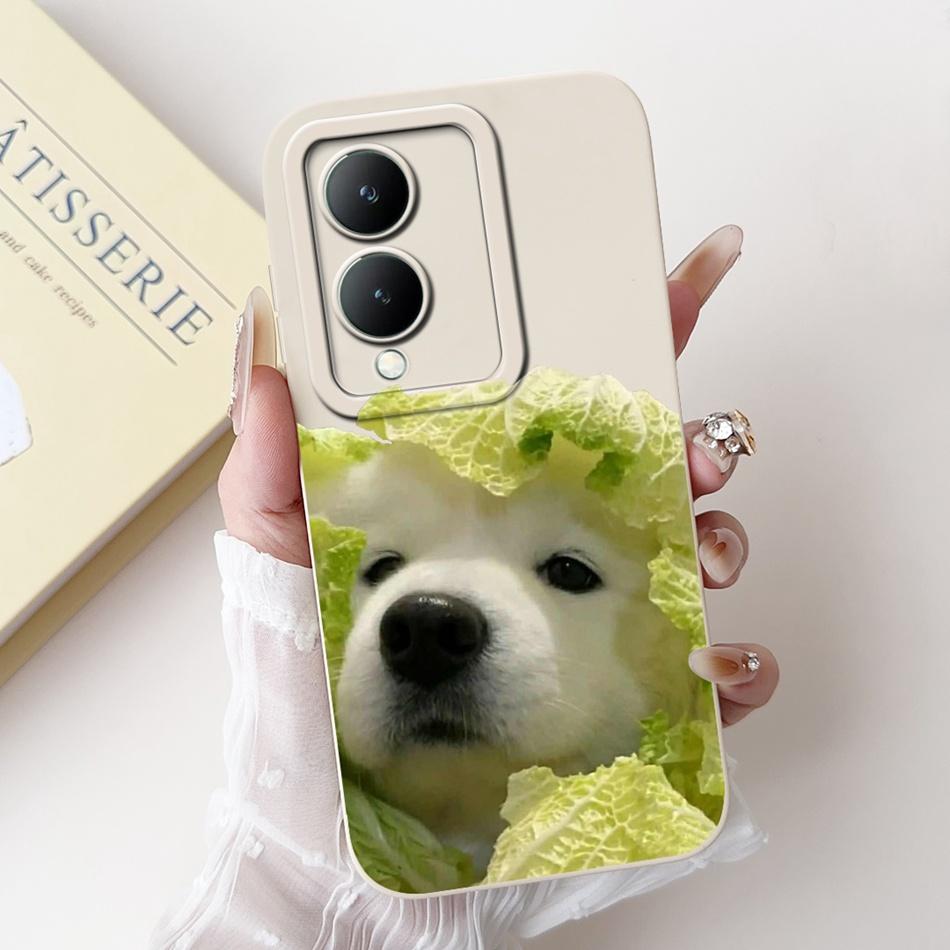 For Vivo Y17s Case VivoY17s Y 17S 4G 2024 Cute Panda Rabbit Cartoon Soft Silicone Shockproof Phone Cases