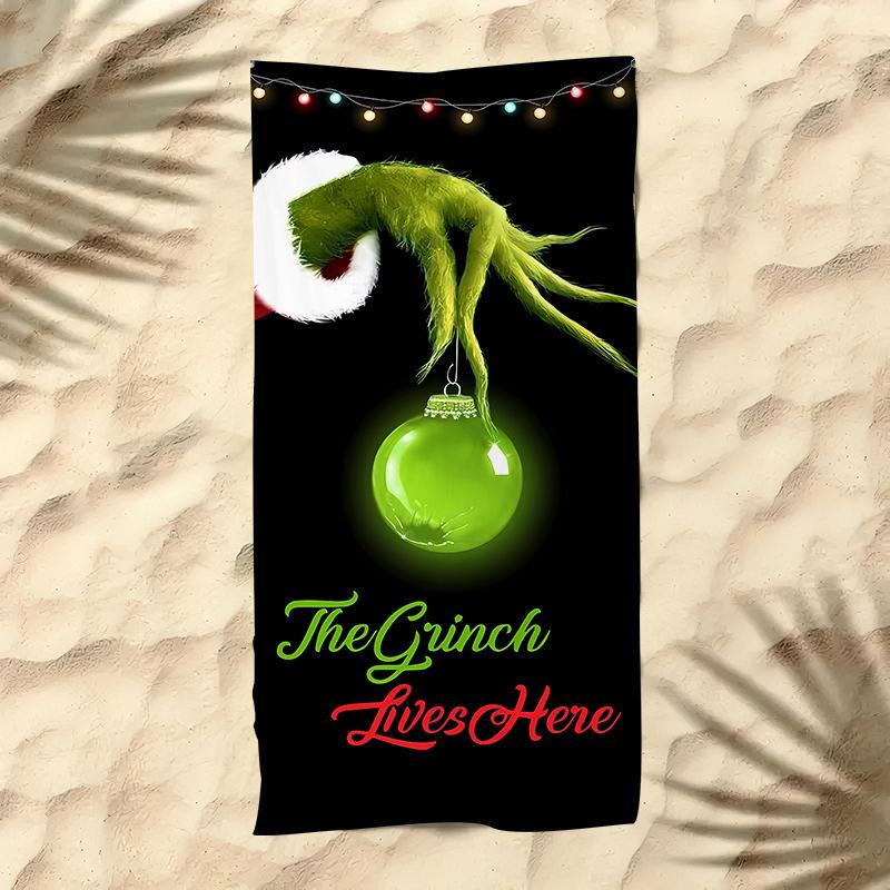 Green Legend Beach Towel Printed Green Beach Bath Towel