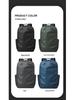 Unisex Large Capacity Fashion Backpack: Trendy, Waterproof, High-End Commuter and Travel Bag with Laptop Compartment