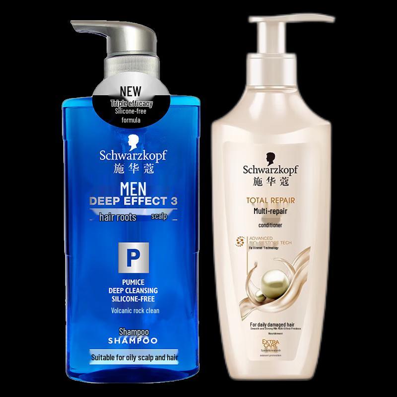

Schwarzkopf Men s Hair Care Set (Shampoo & Conditioner) 850ml