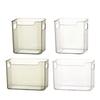 Yousheng Cooling Clear Storage Boxes Extra-Thick Shatterproof PET Containers with Handles Stackable Refrigerator