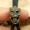 Outdoors Tool Brass Skull To Shout Model Knife Beads Lanyard Pendant Backpack Bracelet Necklace Keychain DIY Accessories