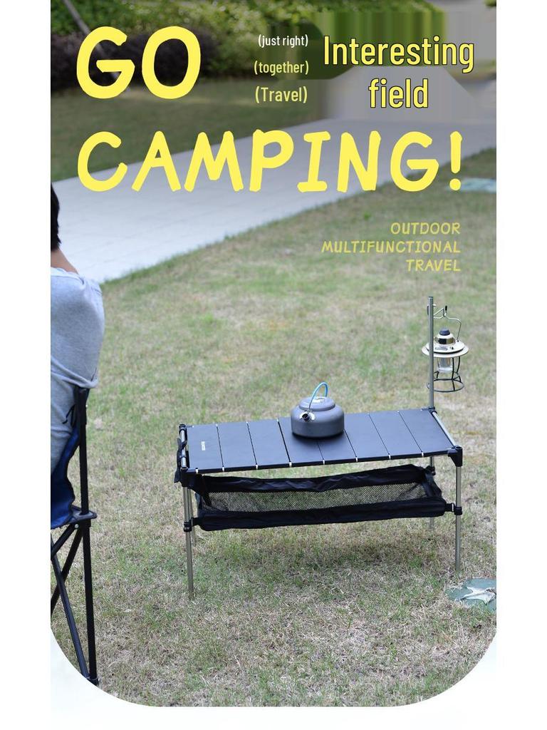 Faltbarer Campingtisch aus Aluminiumlegierung - Outdoor & Zusammensteckbare Aufbewahrung