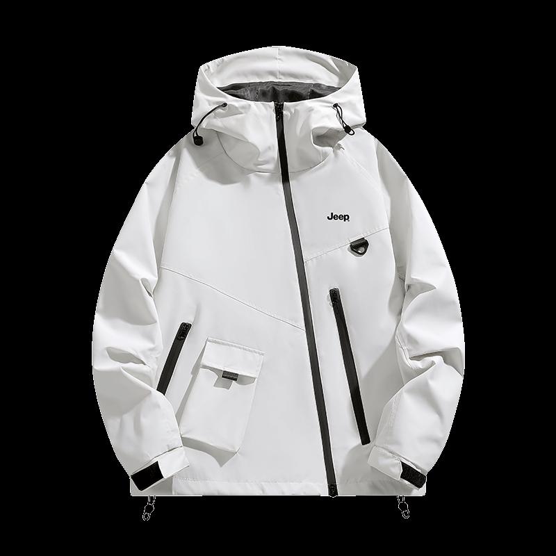 JEEP Men s Windproof Waterproof Hooded Jacket P843MWJ330 L