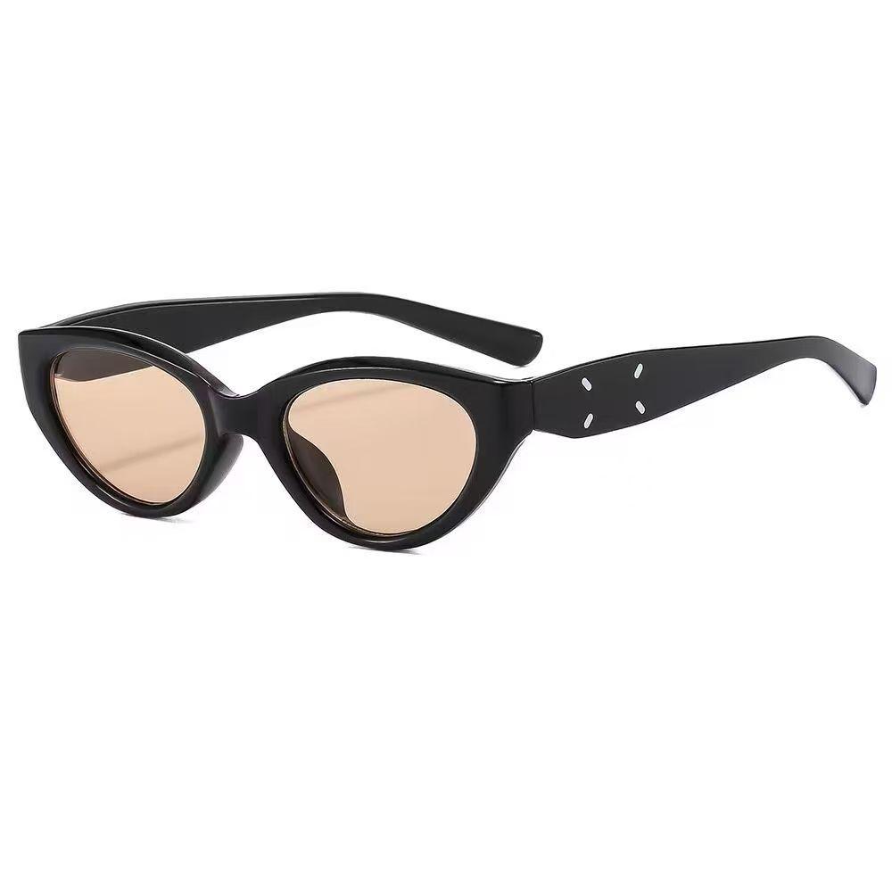 Influencer Style Cat Eye Women s Sunglasses, Fashionable High-End Slimming Outdoor Frame with Sun Protection. Unisex Design.