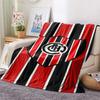 1Pc Chacarita Juniors Print Flannel Blanket High Quality Warm Comfortable Cover for All Seasons Perfect for Gifts Home Decor