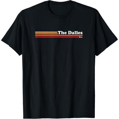 Vintage 1980s Graphic Style The Dalles Oregon T-Shirt
