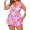 Biquínis de Banho de Cintura Alta para Mulheres Plus Size, Roupa de Banho e Vestuário Feminino