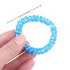 6Pcs Vibrant Playful Gradient Color Phone Line For Girls High Elasticity Headband Tied Bun Hair Loop Rubber Band Headband