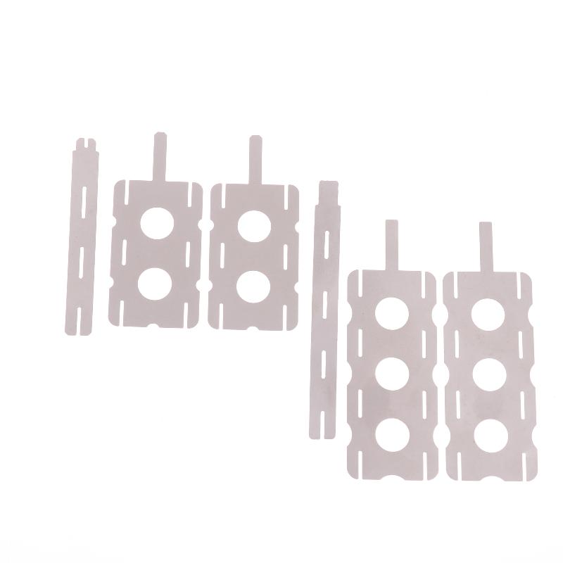 30 Pcs 18650 Lithium Battery Nickel Sheet 5Set Polygonal Battery Nickel Sheet For Spot Welding Machine Batteries Connection Sheet
