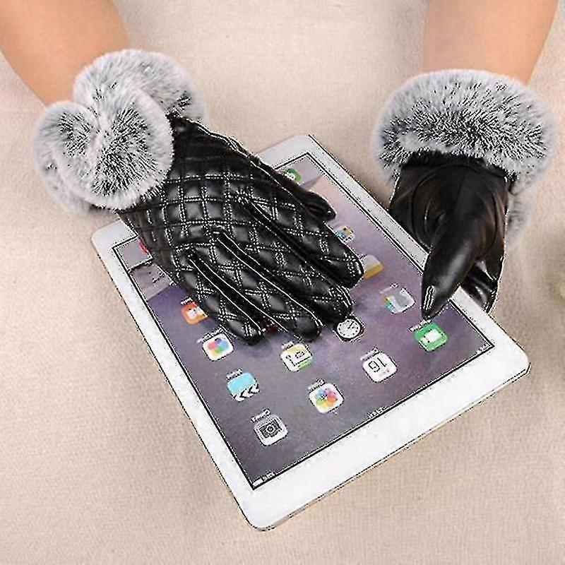 Gloves Mittens Winter Genuine Sheepskin Leather Gloves