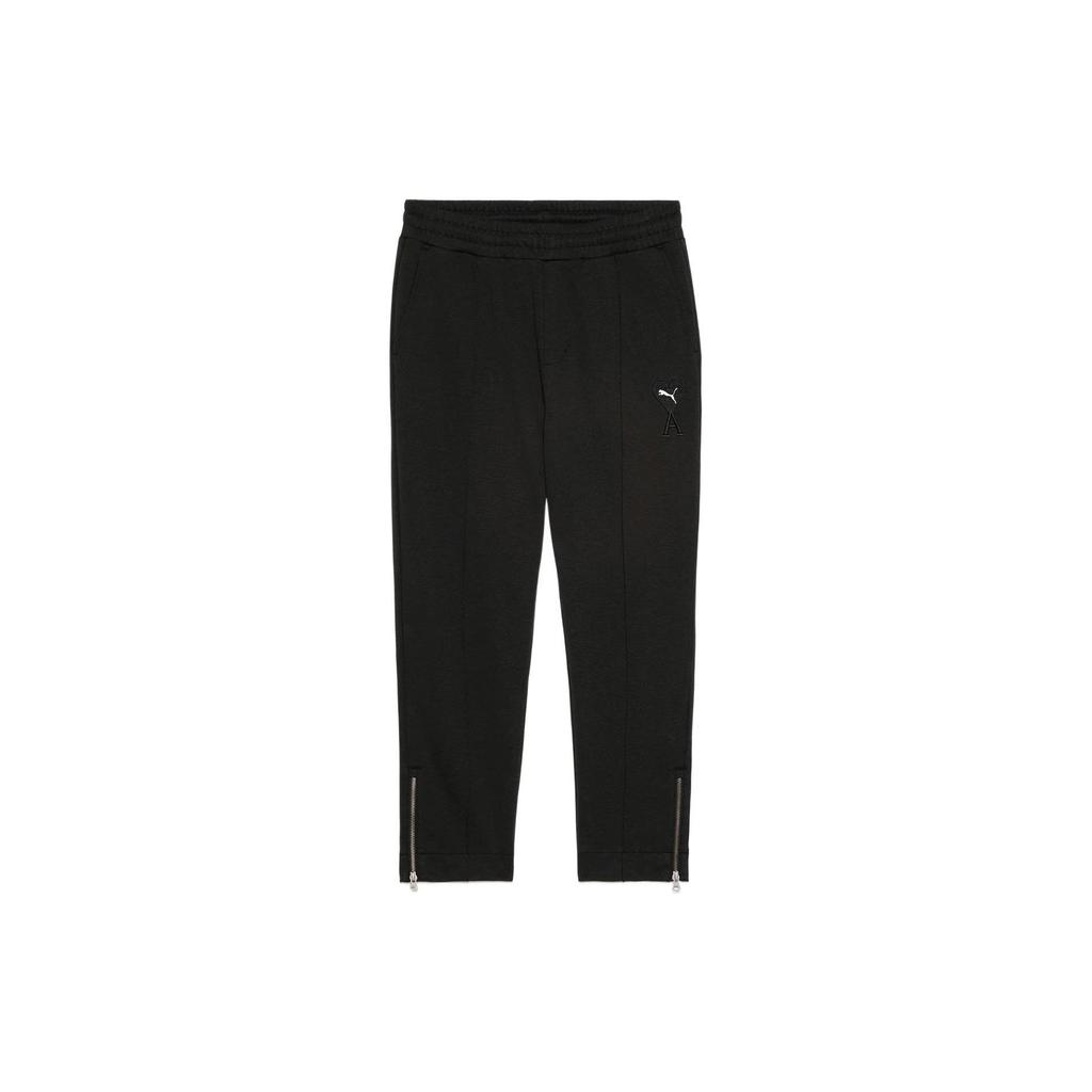 Puma X Ami Co-Branded Collection Knit Track Pants With Heart Logo Men Bottoms Black 534298-01