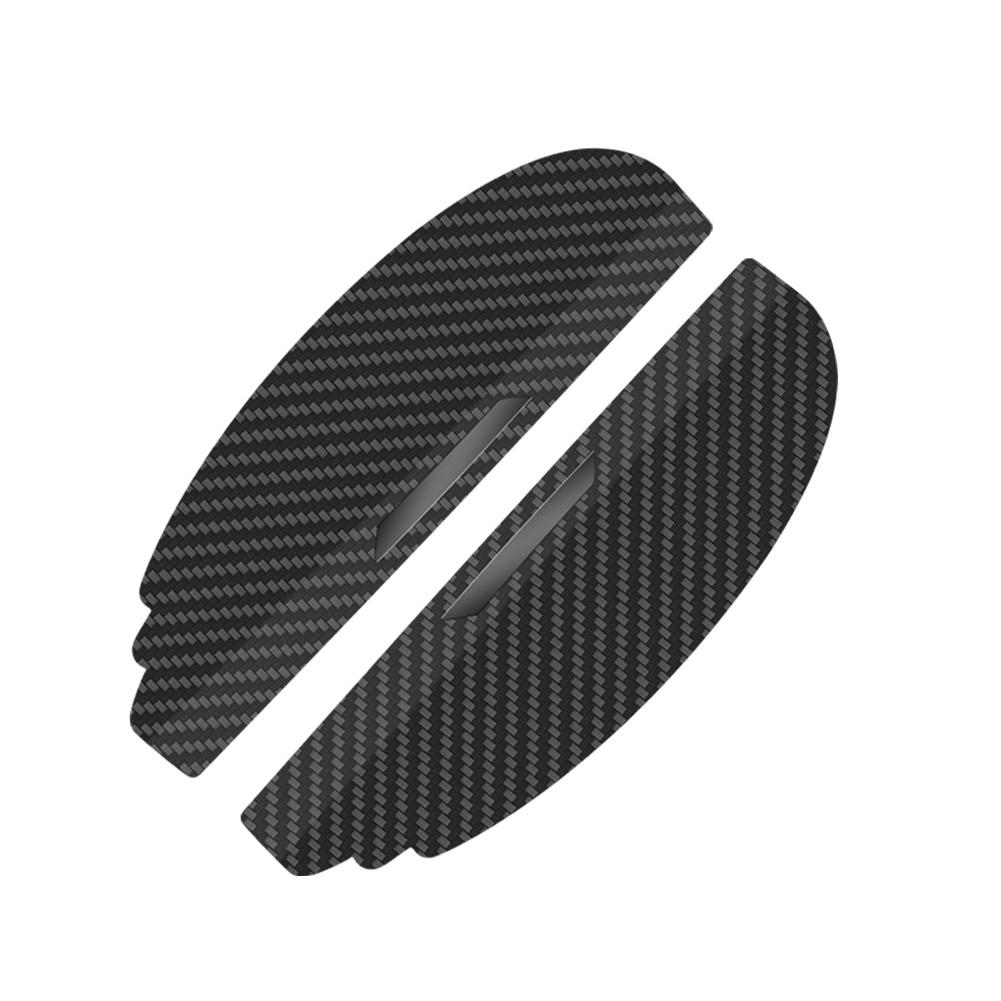 2 шт., карбоновое волокно, чехол от дождя на зеркало заднего вида автомобиля, солнцезащитный козырек, боковое зеркало для бровей, защита от дождя, автозащита