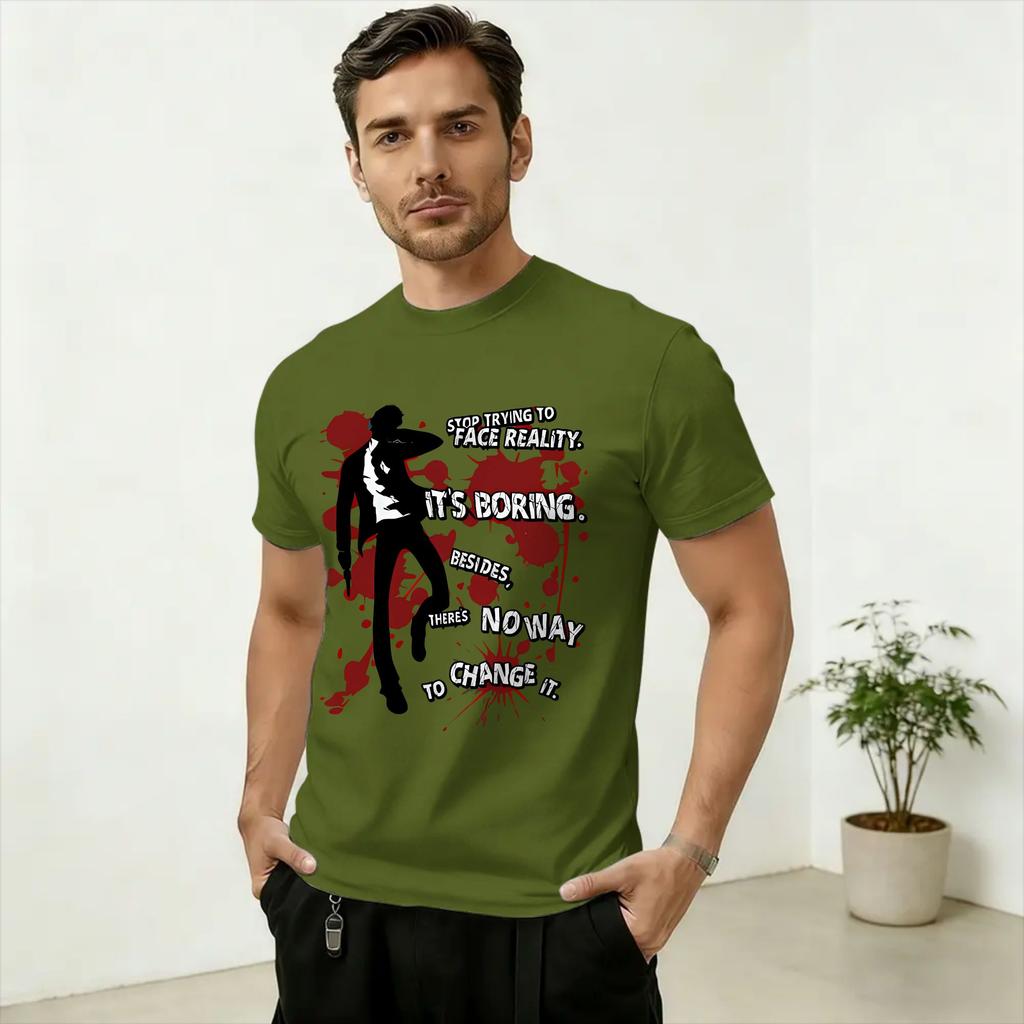 Yu Narukami PPersonas Unisexs T Shirt Casual Tees Short Sleeve Round Collar TShirts 100 Cotton Gift Clothes