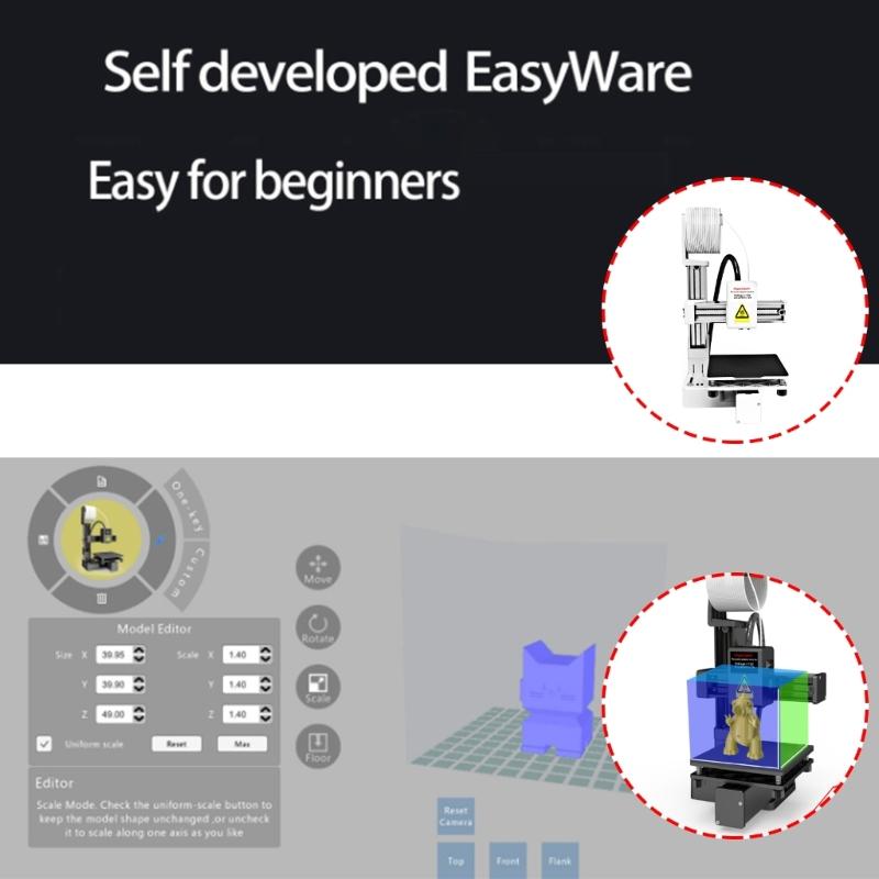 K10 Entry Level 3D Printer 12V Suitable For DIY Projects and Ecommerce Toy Fun 3D Printing Machine