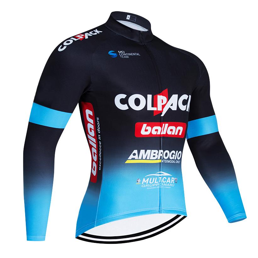 

Black ITALIA Winter Cycling Jersey 2025 Colpack Team Bike Maillot Pants Suit Men 20D Ropa Ciclismo Pro Bicycl Jacket Clothing L