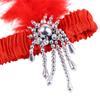 Chain Elastic Hair Band Korean Style Headband Masquerade Party Hair Accessories Feather Headwear