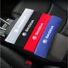 2Pcs for Octavia Superb MK2 Fabia Rapid Car Leather Seat Belt Covers Styling Interior Auto Accessories