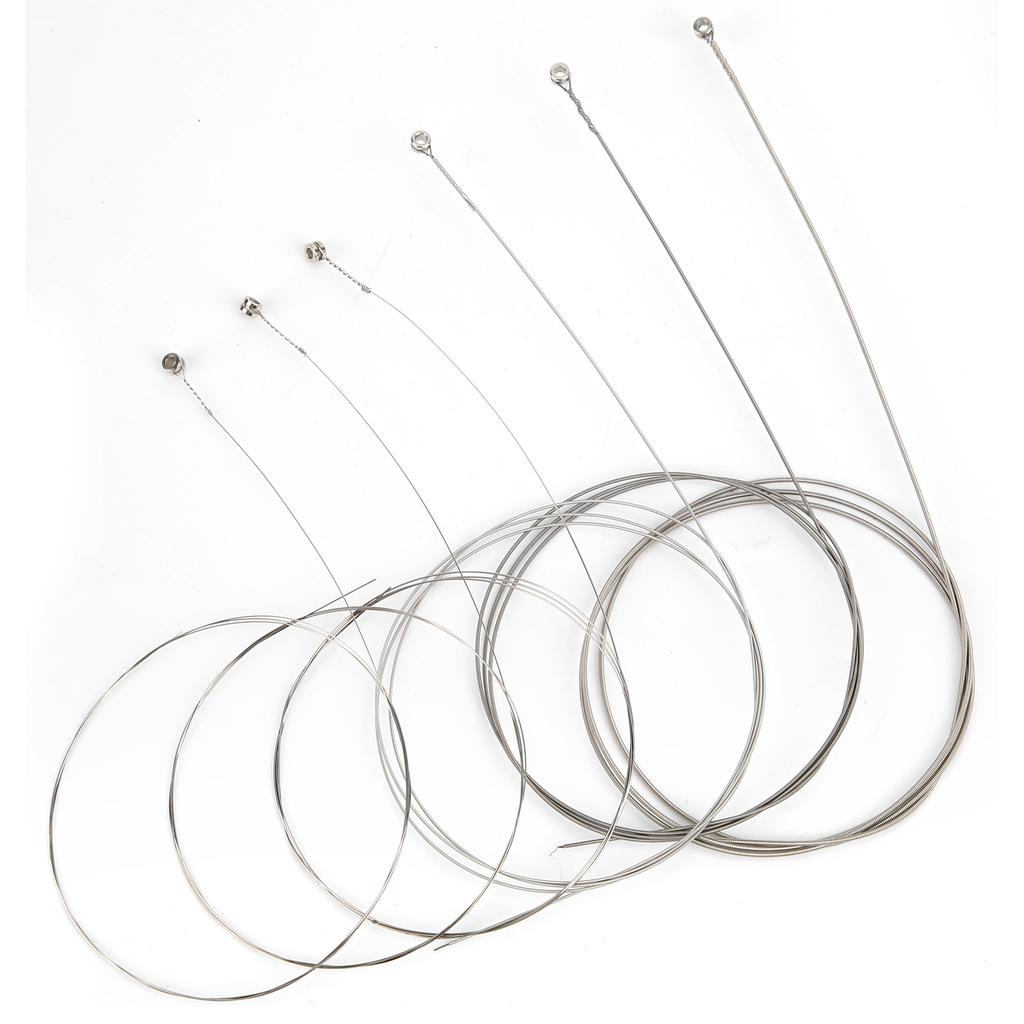 6Pcs Guitar String Tensile Resistance Alloy Wound Stringed Instrument Accessories ReplacementElectric Guitar Strings