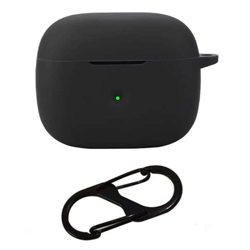 

Для Bowers & Wilkins Pi8 Силиконовый чехол с пряжкой против потери Защитный чехол для Bluetooth-совместимых наушников Black