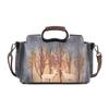 Leather handbag texture single shoulder oblique straddle bag vintage handmade wealth has deer woman bag