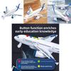 Childrens Inertia Light Sound Airplane Toy With Storytelling And Sensory Development For Boys