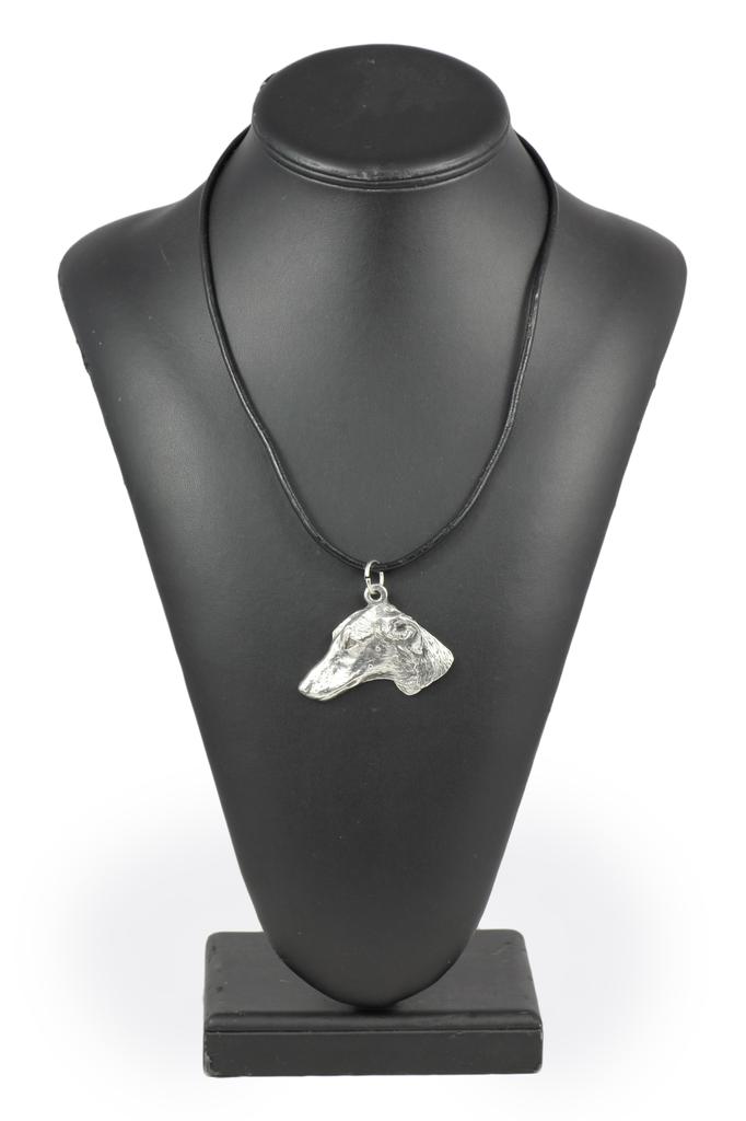 Azawakh, Tuareg Sloughi – Dog Necklace In Gift Box, Silver-plated Locket for Dog Fan | Art-Dog