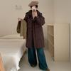 Korean version of the hooded large size women thickened warm anti cold winter coat - lightweight and comfortable long-sleeved cotton coat jacket