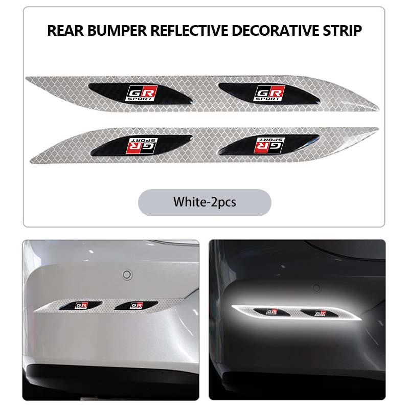 Car Door Sticker Safety Warning Reflector Sticker Reflective Strip Auto Exterior Accessories For Toyota Yaris Corolla Rav4 CHR