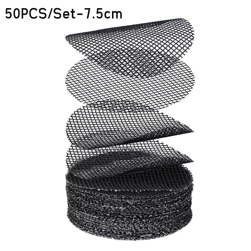 50PCS/Set Round Flower Pot Hole Mesh Pad Plastic Flower Pot Bottom Mat New Flower Pot Gasket  Garden