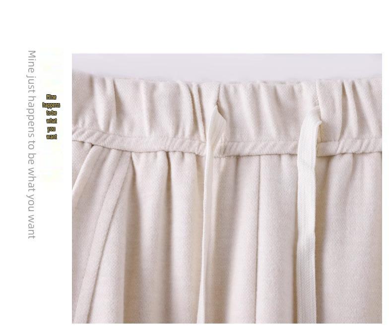 2025 Spring/Autumn Women's High Waist Elastic Drape Pants: Popular Light Luxury Style with Narrow to Wide Leg Design