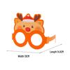Cartoon Christmas Eyeglass Frames for Kids - Holiday Party Props & Gifts