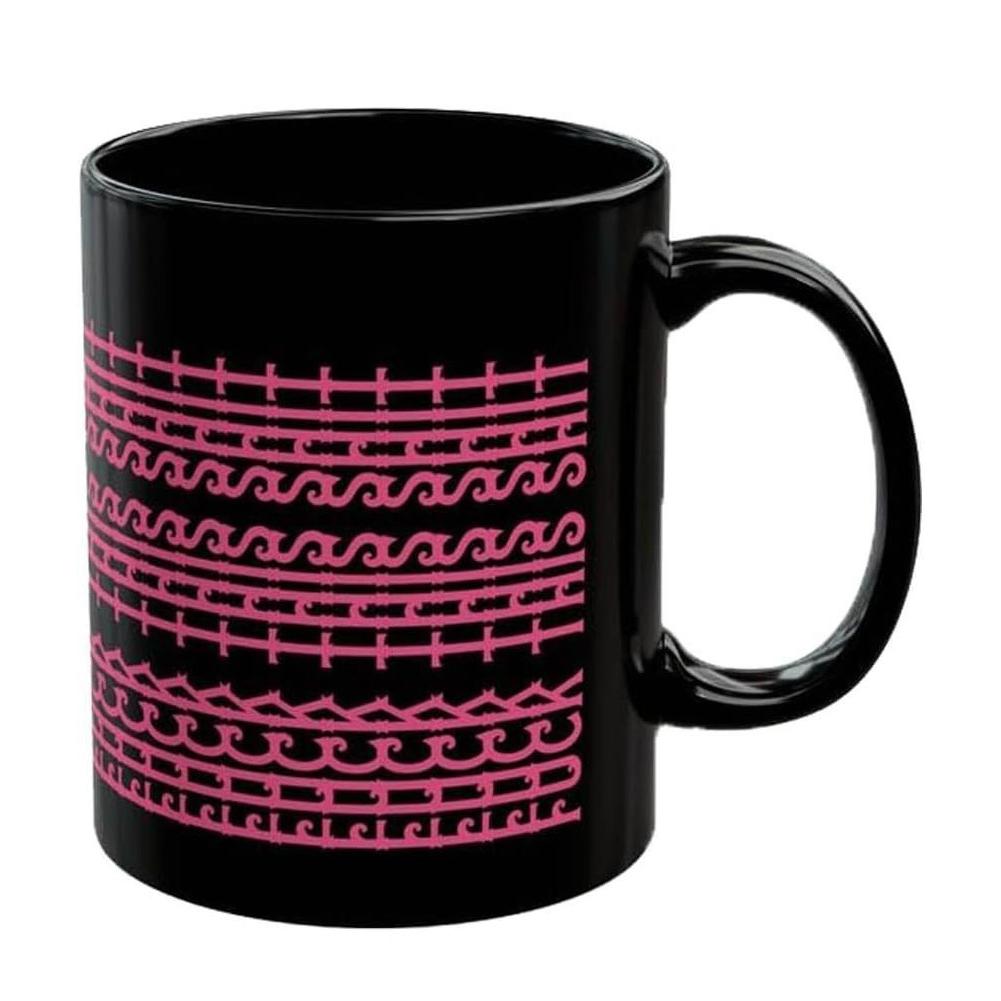 330ML High-end Coffee Mugs Hiddens Message Mug Microwave-Safe Drinkware Ergonomic Handle Ceramic Kitchen Hidden Message Coffee
