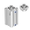 Air Cylinder Aluminum Thin Double Acting Pneumatic Components Accessories Bore 25mmSDA25x50